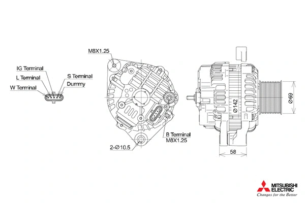 Alternateur KUTNAK AUTOMOTIVE 723528/M