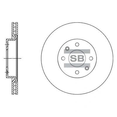 Disque de frein Hi-Q SD3061