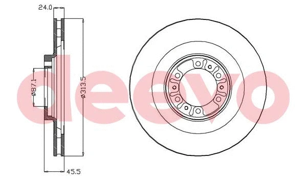 Disque de frein DEEVO BD11660