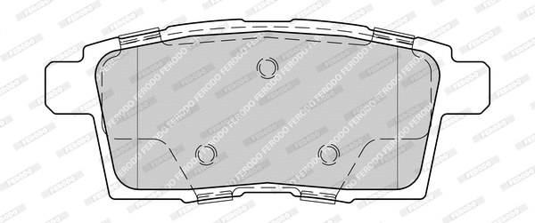 Kit de plaquettes de frein, frein à disque FERODO FDB4366-D