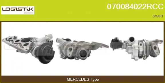 Turbocompresseur, suralimentation LGK 070084022RCC