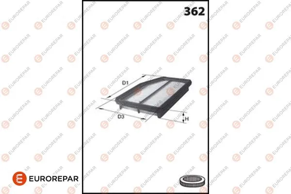 Filtre à air EUROREPAR 1682257680