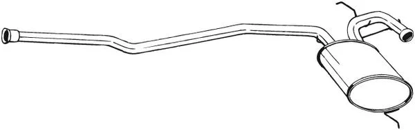 Silencieux central BOSAL 283-219
