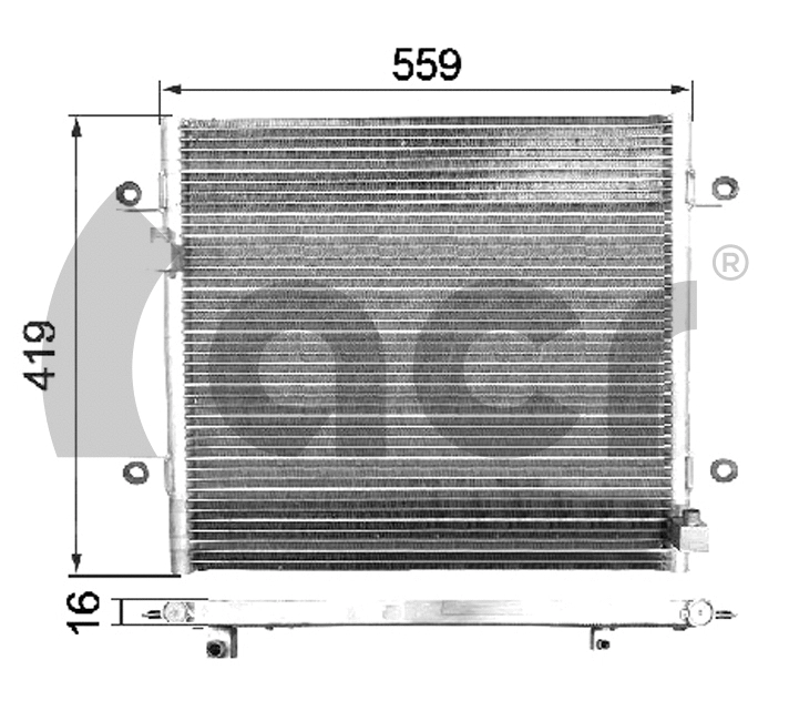 Condenseur, climatisation ACR 300680