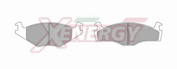 Kit de plaquettes de frein, frein à disque AP XENERGY X40167