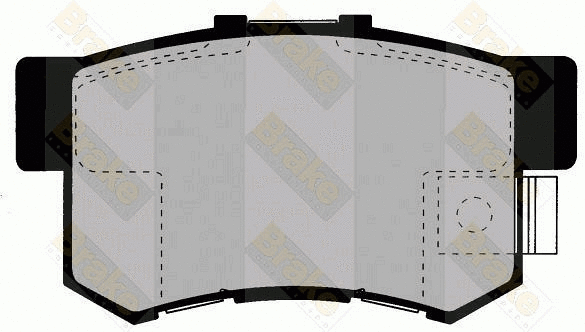 Kit de plaquettes de frein, frein à disque Brake ENGINEERING PA1347
