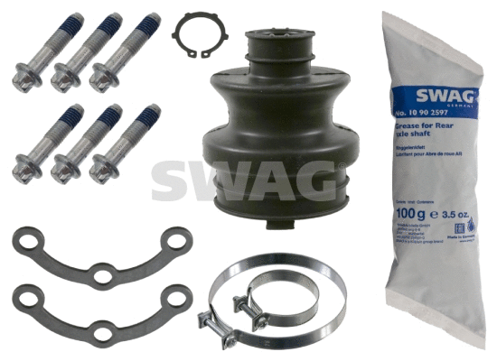 Jeu de joints-soufflets, arbre de commande SWAG 10 90 2591