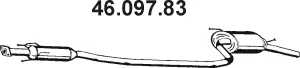 Silencieux arrière EBERSPÄCHER 46.097.83