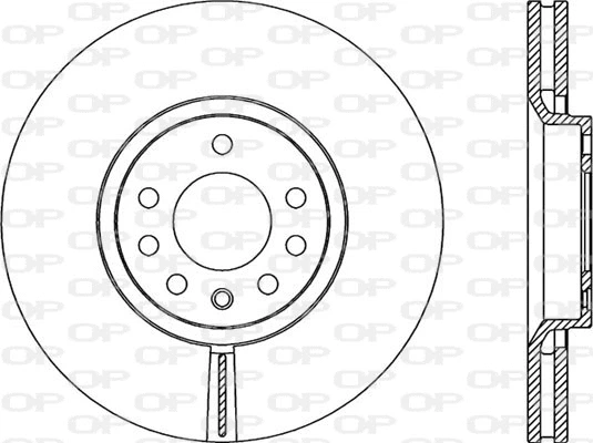 Disque de frein OPEN PARTS BDR2086.20