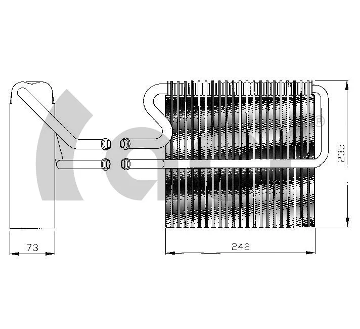 Évaporateur climatisation ACR 310148