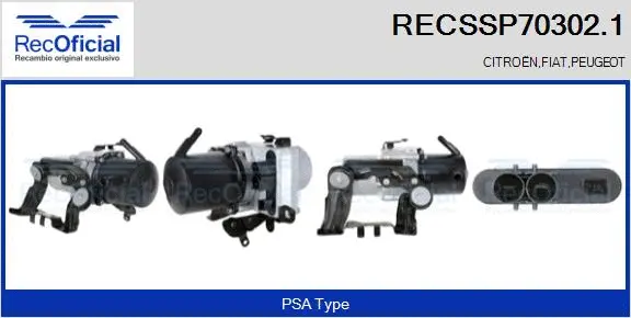 Pompe hydraulique, direction RECOFICIAL RECSSP70302.1