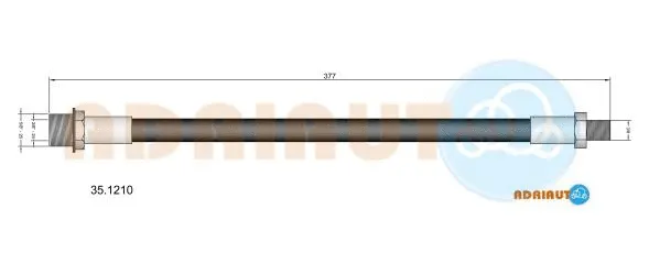 Flexible de frein ADRIAUTO 35.1210