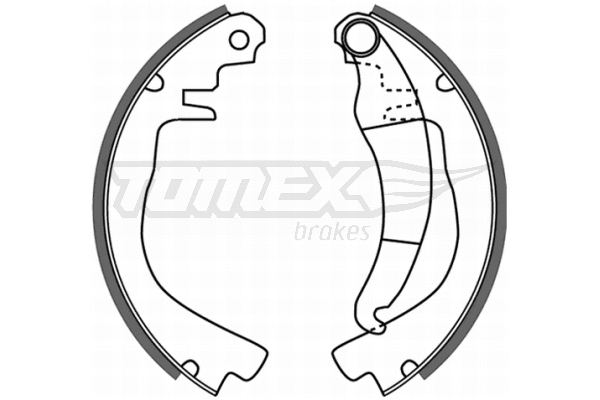 Jeu de mâchoires de frein TOMEX Brakes TX 21-51