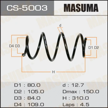 Ressort de suspension MASUMA CS-5003