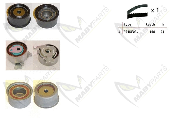 Kit de courroie crantée MABYPARTS OBK010441