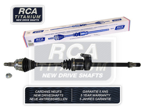 Arbre de transmission RCA FRANCE MIN129N