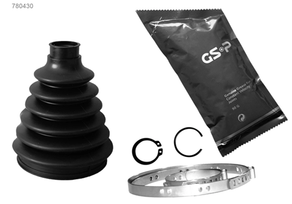 Jeu de joints-soufflets, arbre de commande GSP-BR 780430