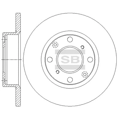 Disque de frein Hi-Q SD4109