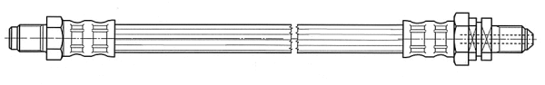 Flexible de frein CEF 512436