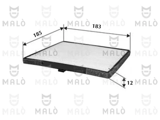 Filtre, air de l'habitacle AKRON-MALÒ 1531801