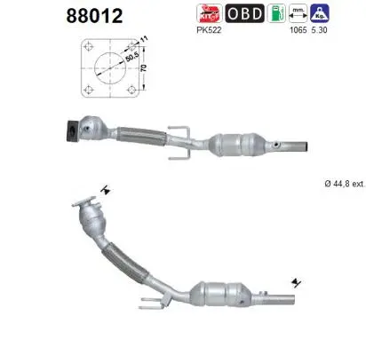 Catalyseur AS 88012