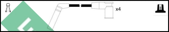 Kit de câbles d'allumage LUCAS LUC4648
