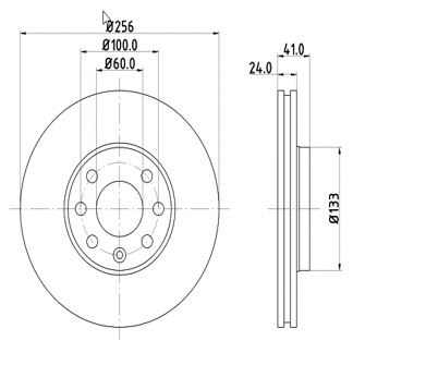 Disque de frein MTR 12108565
