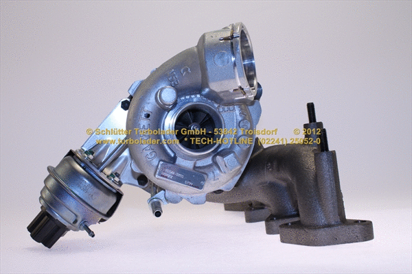 Turbocompresseur, suralimentation SCHLÜTTER TURBOLADER 172-08380