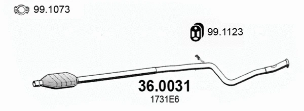 Catalyseur ASSO 36.0031