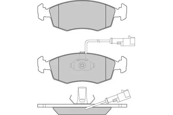 Kit de plaquettes de frein, frein à disque E.T.F. 12-0817
