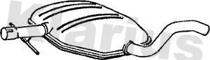 Silencieux central KLARIUS 210294