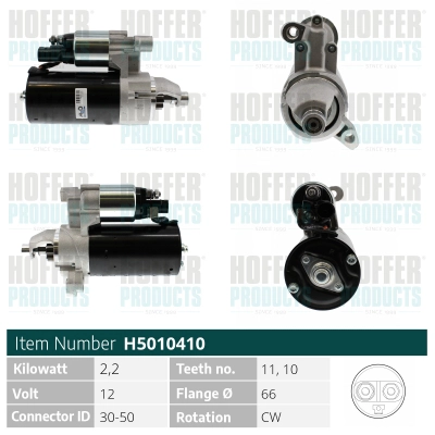 Démarreur HOFFER H5010410