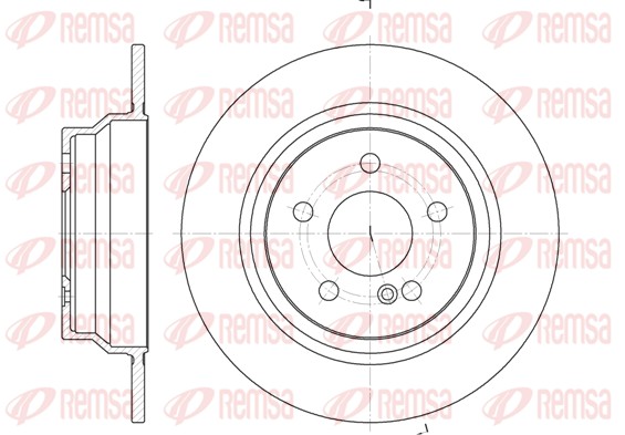 Disque de frein REMSA 6787.00