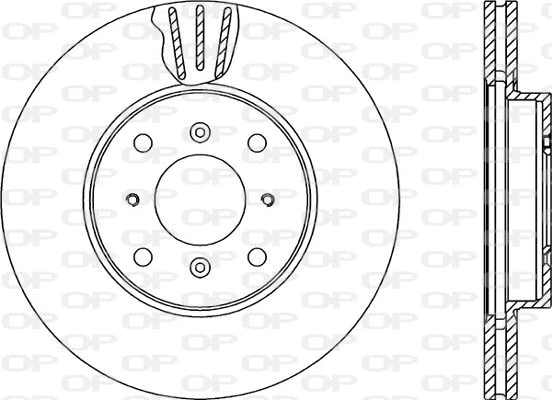 Disque de frein OPEN PARTS BDR2265.20