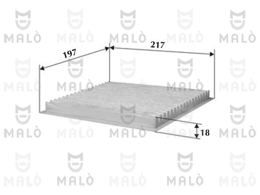 Filtre, air de l'habitacle AKRON-MALÒ 1531181