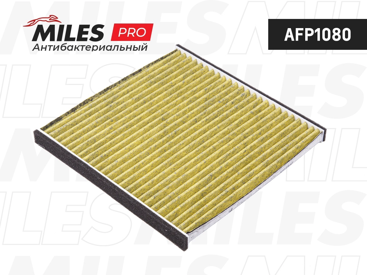 Filtre, air de l'habitacle MILES AFP1080