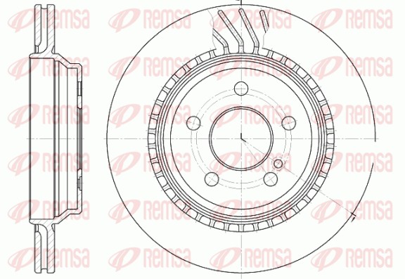 Disque de frein REMSA 61072.10