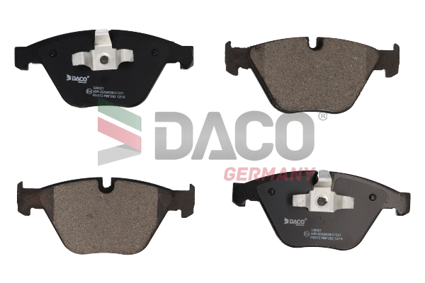 Kit de plaquettes de frein, frein à disque DACO Germany 320321