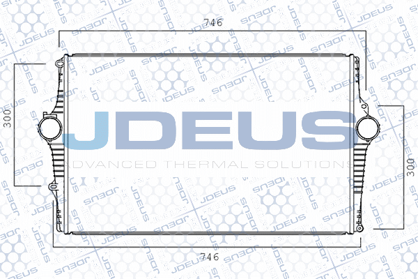 Refroidisseur d'air de suralimentation JDEUS 831M53A