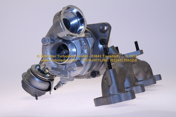 Turbocompresseur, suralimentation SCHLÜTTER TURBOLADER 172-08270