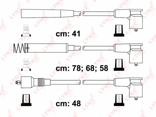 Kit de câbles d'allumage LYNXAUTO SPC5939
