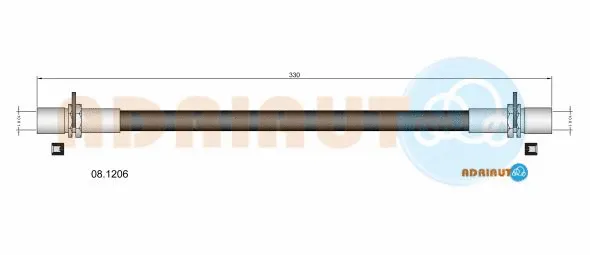 Flexible de frein ADRIAUTO 08.1206
