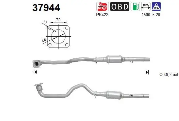 Catalyseur AS 37944
