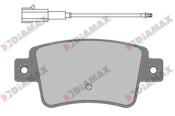 Kit de plaquettes de frein, frein à disque DIAMAX N09539
