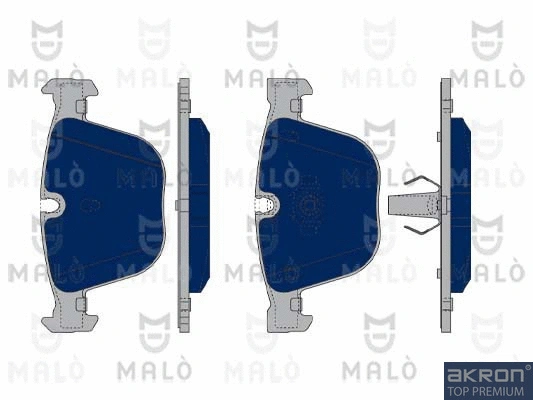 Kit de plaquettes de frein, frein à disque AKRON-MALÒ 1050083