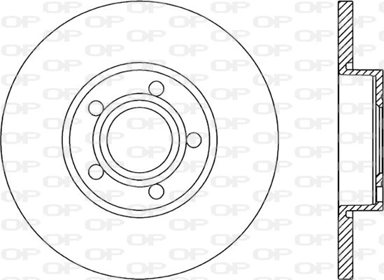 Disque de frein OPEN PARTS BDR1037.10