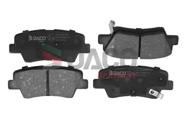 Kit de plaquettes de frein, frein à disque DACO Germany 321323