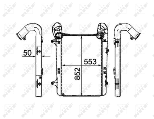 Refroidisseur d'air de suralimentation NRF 30200