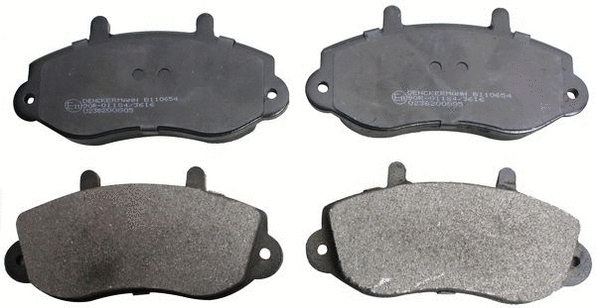 Kit de plaquettes de frein, frein à disque DENCKERMANN B110654