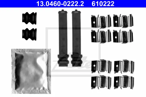 Kit d'accessoires, plaquette de frein à disque ATE-APAC 13.0460-0222.2